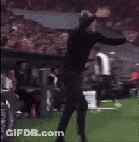 Man Standing In Front Of No Limits Sign GIF