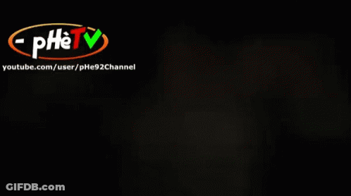 Man Standing In Front Of Screen Saying Phe TV GIF