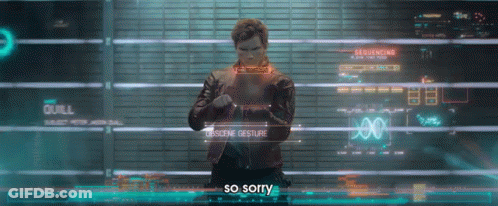 Man Standing In Front Of Screen Saying Sequencing GIF