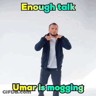 Man Standing In Front Of Sign Saying Enough Talk GIF