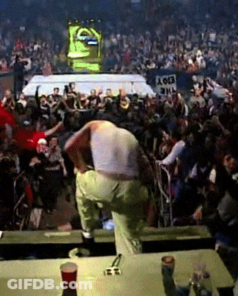 Man Standing In Front Of Start The Lev Poster GIF