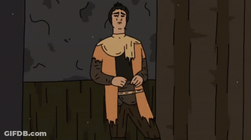 Man Standing In Front Of Wall GIF