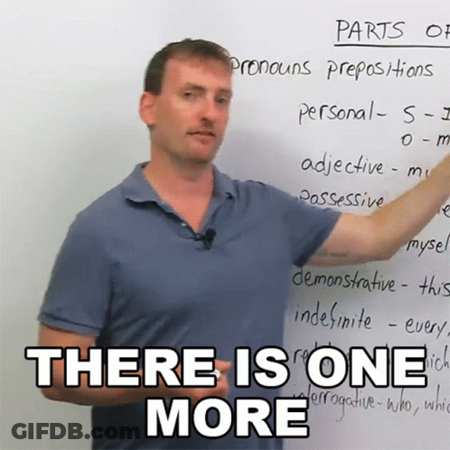Man Standing In Front Of Whiteboard Saying There Is One More GIF