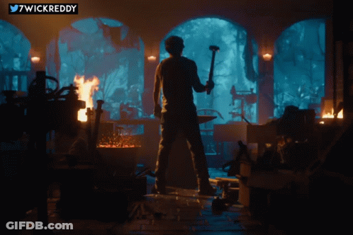 Man Standing In Front Of Window GIF