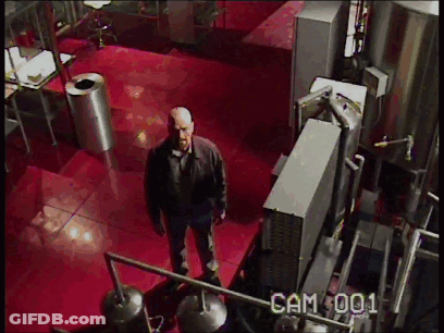 Man Standing In Room With Cam 001 GIF
