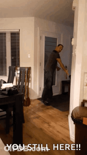 Man Standing In Room With You Still Here GIF