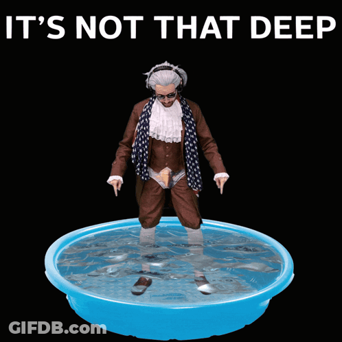 Man Standing In Shallow Water GIF