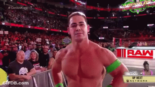 Man Standing In Wrestling Ring GIF