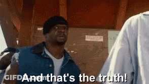Man Standing Next To Another Saying That's The Truth GIF