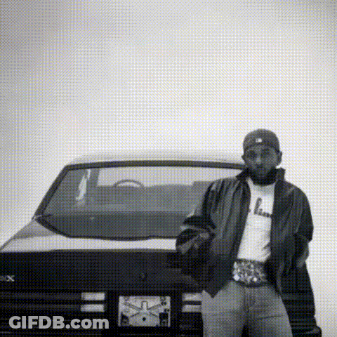 Man Standing Next To Black Car GIF