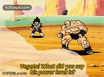 Man Standing Next To Cartoon Character GIF