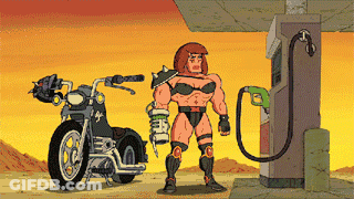 Man Standing Next To Motorcycle GIF