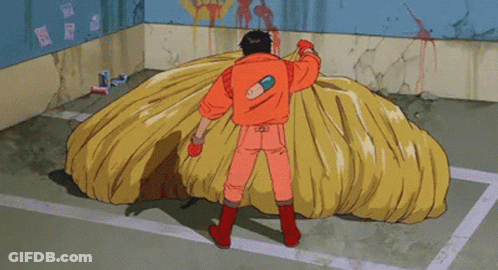Man Standing Next To Red Motorcycle Saying Citizen GIF