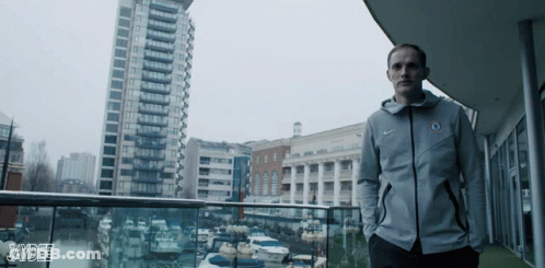 Man Standing On Balcony Jaydee GIF