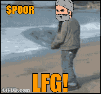 Man Standing On Beach With Poor LFG GIF