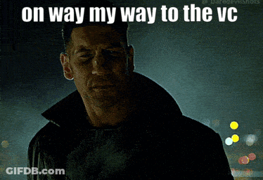 Man Standing On Building With My Way GIF