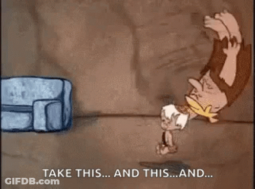 Man Standing On Head In Front Of Couch Saying Take This And This And GIF