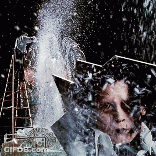 Man Standing On Ladder Soundscapes GIF