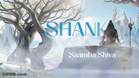 Man Standing On Rock Shank Saamba Shiva GIF