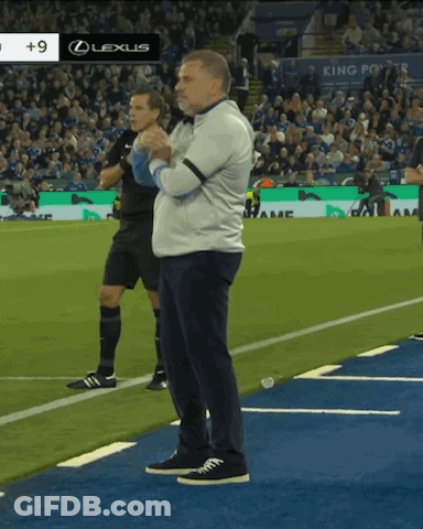 Man Standing On Soccer Field GIF