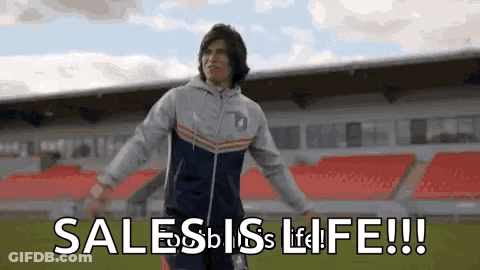 Man Standing On Soccer Field Sales Is Life GIF