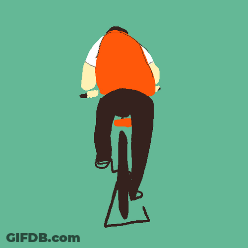 Man Static Cycle Animation GIF