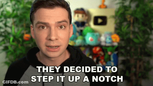 Man Step It Up A Notch With Toys GIF