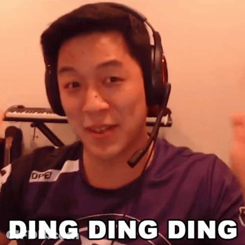 Man Streamer Ding Ding Ding GIF