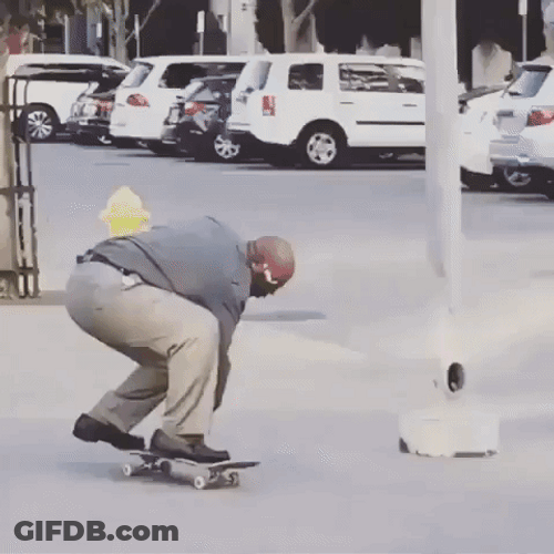 Man Street Skateboard Tricks GIF