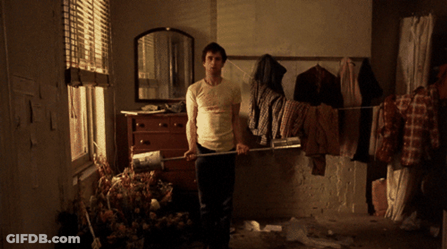 Man Strength Training Exercises GIF