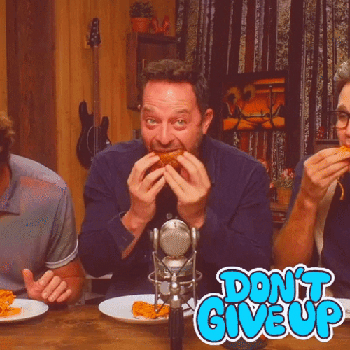 Man Stuffing Meatball Into His Mouth GIF