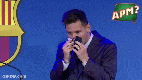 Man Suit And Tie Holding Phone FCB Logo GIF
