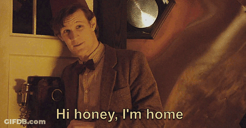 Man Suit Bow Tie Hi Honey I'm Home GIF