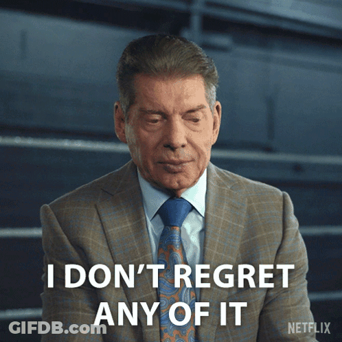Man Suit I Don't Regret Any Of It GIF