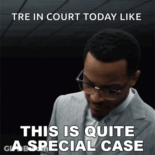 Man Suit Says This Is Quite Special Case GIF