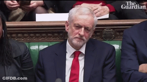 Man Suit Tie Before Screen Saying The Guardian GIF