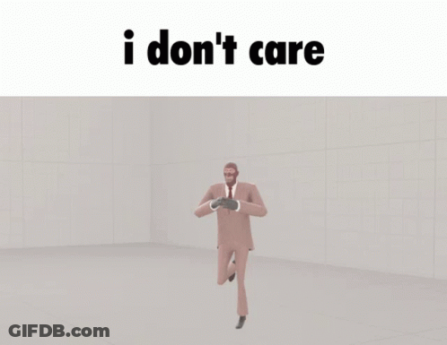 Man Suit Tie Running I Don't Care GIF