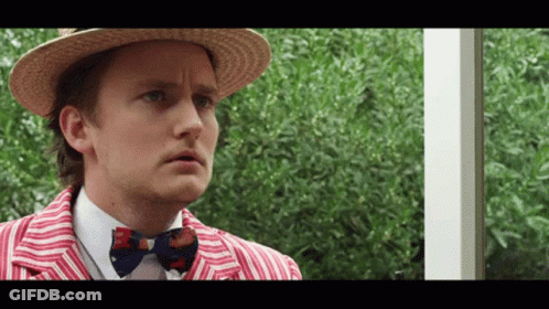 Man Suit Tie Woman Pink Saying Not It GIF