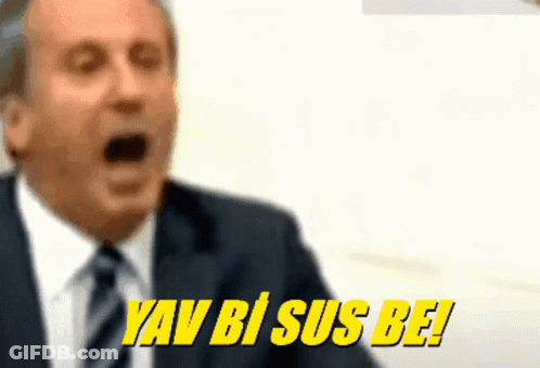 Man Suit Yellow Letters Yay Bi Sus Be GIF