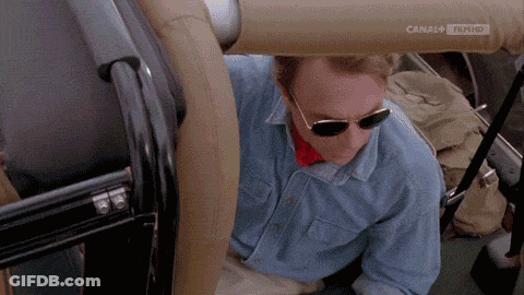 Man Sunglasses Denim Shirt Car Canal 4 HD GIF