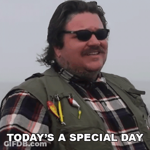 Man Sunglasses Plaid Shirt Saying Today's Special Day GIF