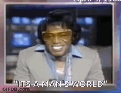 Man Sunglasses Suit Says It's A Man's World GIF