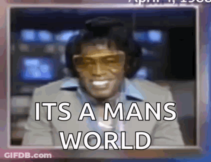 Man Sunglasses Suit Says It's A Man's World GIF