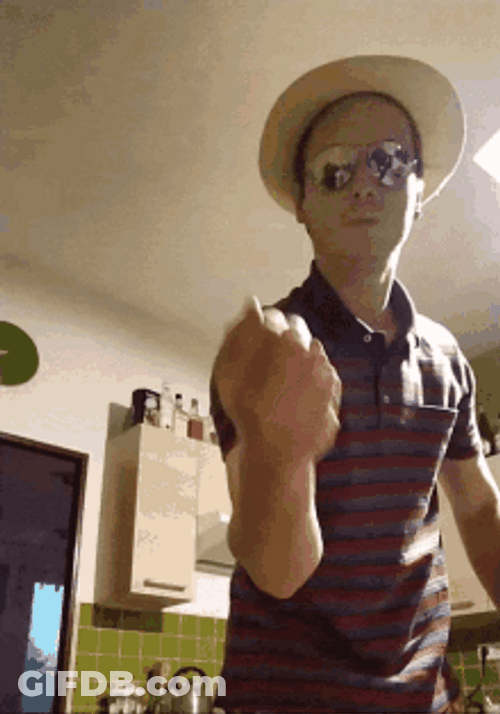 Man Sunglasses Throwing Dice Roll GIF