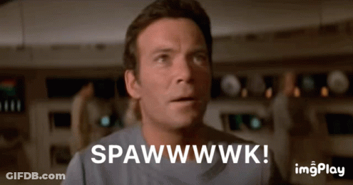 Man Surprised Saying Spawwwwk GIF