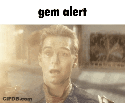 Man Surprised With Gem Alert GIF
