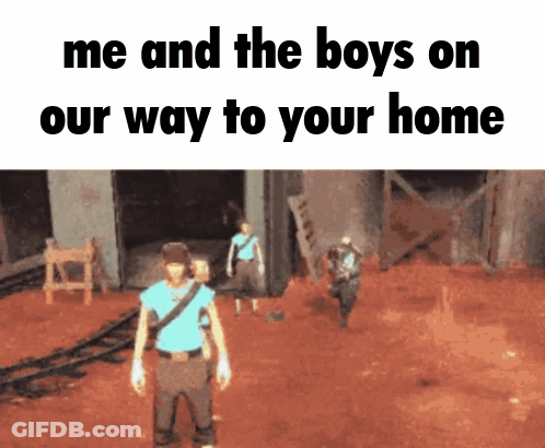 Man Surrounded By Balloons And Gifts GIF