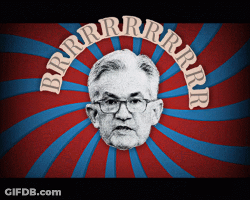 Man Surrounded By Brrr GIF