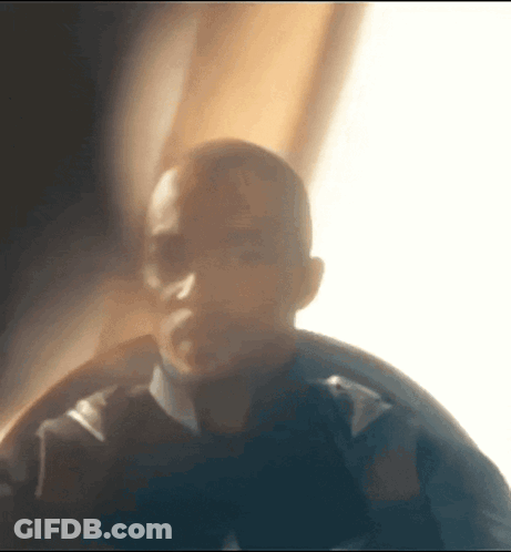 Man Surrounded By Sun Saying Eclipsen GIF