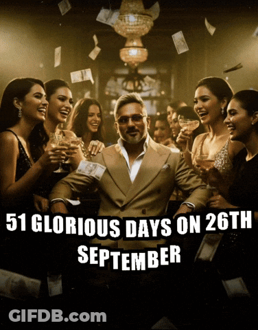 Man Surrounded By Women At 51 Glorious Days GIF
